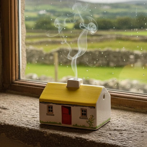 Irish Cottage Incense Burner Irish Turf Burner Ireland Gift Celtic