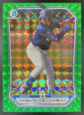 2026 Bowman Zyhir Hope Chrome Prospects Green Geometric Refractor /99 Dodgers