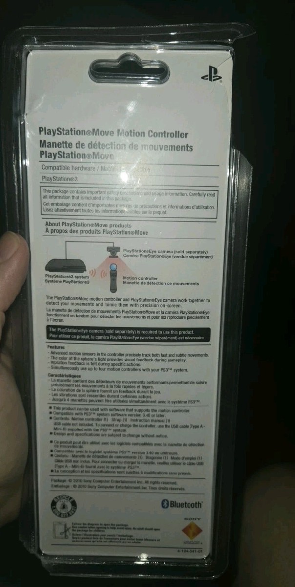 Sony PlayStation Move Motion Controller - Black (CECH-ZCM1U) for