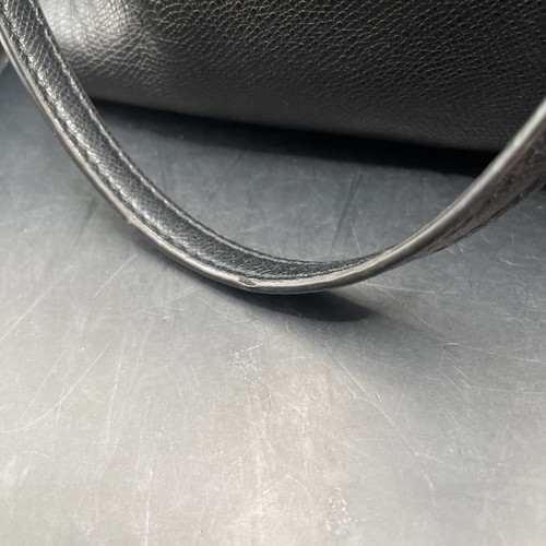 COACH 29086 Turn Lock Multi Function Tote Crossgrain Black 2 Handles Shoulder - Picture 9 of 16