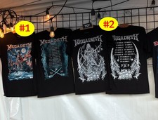 Megadeth North American 2026 Tour Merch 2 Sided T-Shirt reprint