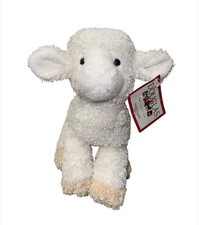 Douglas Cuddle Toys Babba Lamb Crème Terrycloth plush stuffed animal 7”