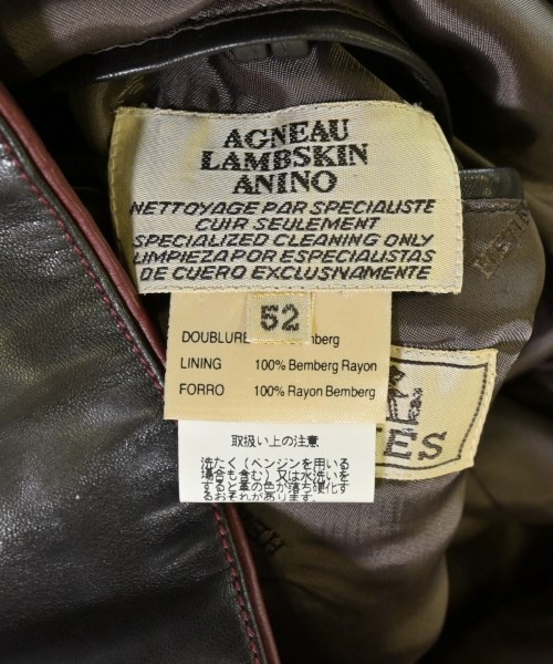 HERMES Blouson Jackets (Other) Brown 52(Approx. XL) 2200604961013 image 4