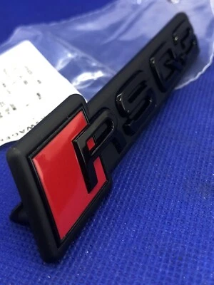 Logo Badge Emblème AUDI RSQ3 SQ3 Q3 83A853736AT94 Grille Original NOIR CALANDRE