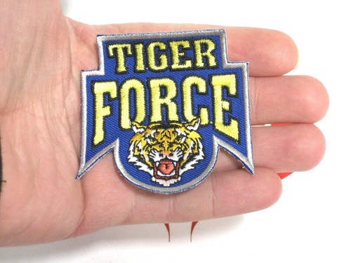 GI Joe Tiger Force Logo Embroidered PATCH 2.5" x 2.5" - Picture 2 of 2