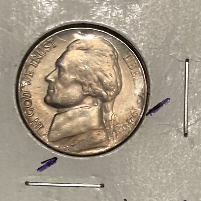 1946年 Jefferson nickel error 1946-S 5c Lamination ERROR Jefferson Nickel - 5 cents | eBay