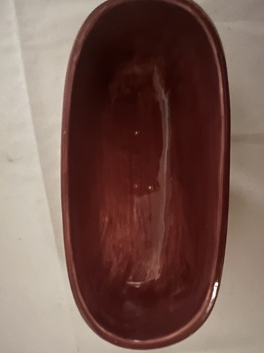 Pottery Barn Sausalito Ceramic 1/4 Lb. Covered Butter Dish Merlot Estate - Picture 15 of 15