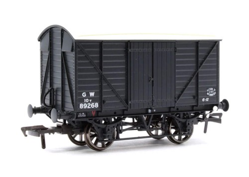 Diagrama de vagón visón calibre OO Rapido Trains 944007 V14 - Van GWR No.89268 | Zustand: New
