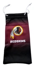 Washington Redskins NFL Sunglass Eye Glass Drawstring Carry Bag Microfiber Case