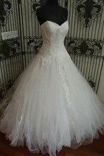 S529W VENUS VX8606 SZ 12 IVORY 2310 BEAUTIFUL BALL GOWN WEDDING DRESS