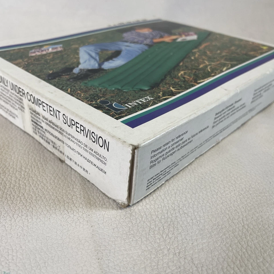 Intex Inflatable Camping Mat Mattress Or Waterproof Pool Lounger, 1996 - Image 3 of 4