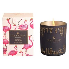 Image of Sara Miller Scented Glass Jar Candle Fragrance Grapefruit, Yuzu & Tonca 50hrs