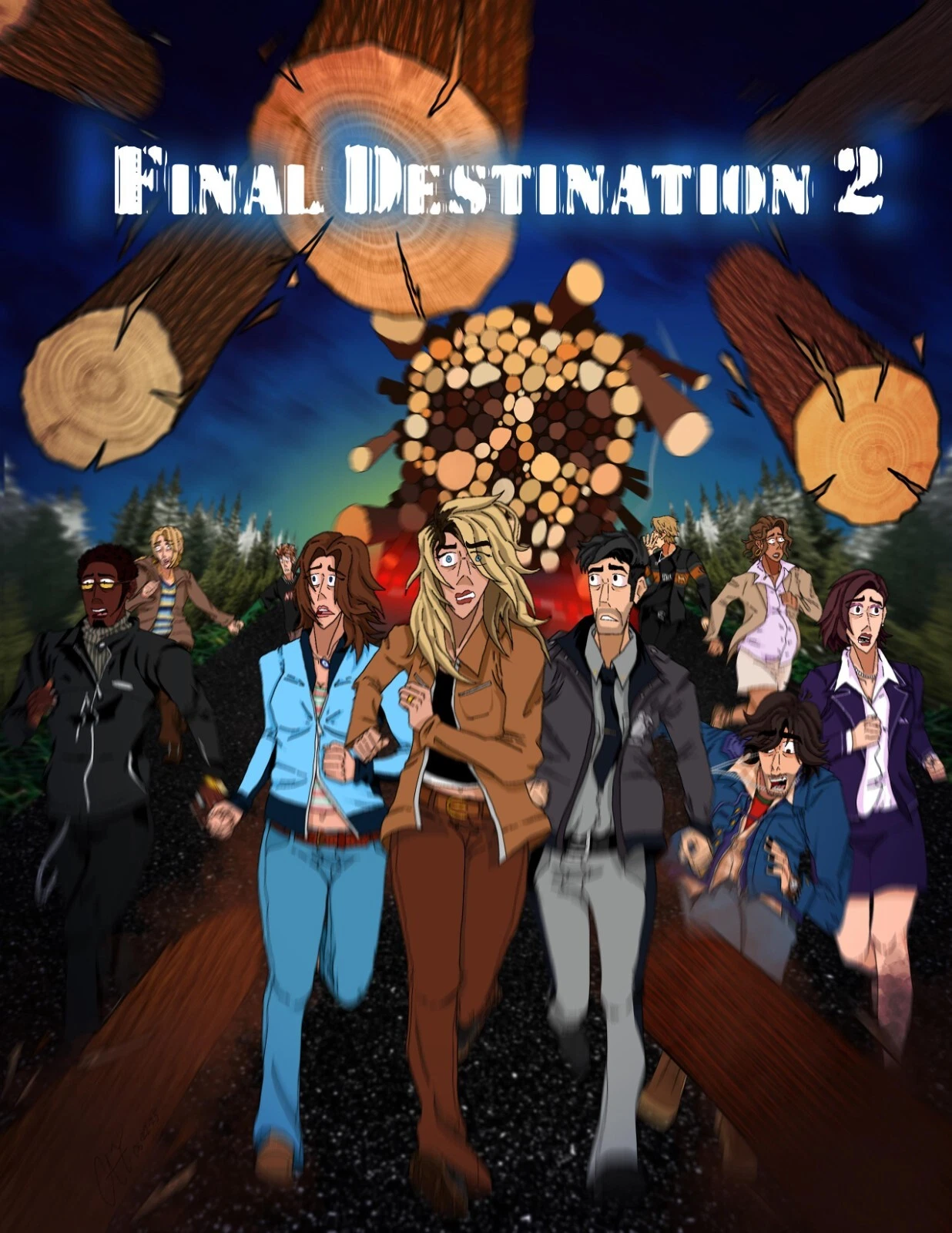 Final Destination 2 Fan Poster