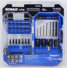 Kobalt XTR Impact 40-Piece High-Speed Steel Screwdriver Bit Set