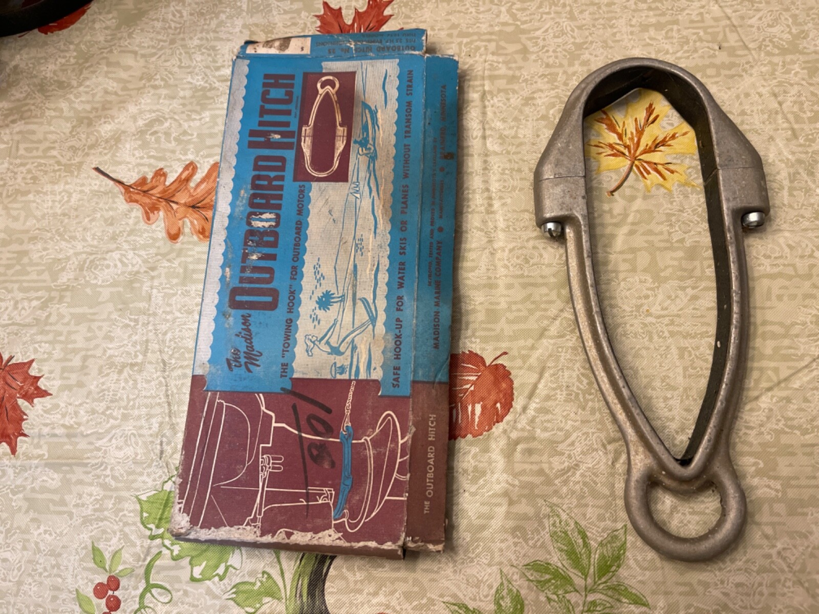 RARE VTG OUTBOARD MOTOR HITCH TOWING HOOK WATERSKIING ACCESSORY eBay