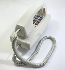 AVAYA 2554-YMGP WALL FEATURE ANALOG TELEPHONE MISTY CREAM IVORY LUCENT PHONE