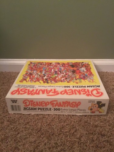 Vintage 1981 Whitman Disney Fantasy Characters 300 Piece Puzzle Missing 2 Pieces - Picture 10 of 12