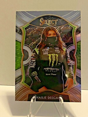 Hailie Deegan 2021 PANINI CHRONICLES SELECT RACING MONSTER MASKED card #8 NEW!