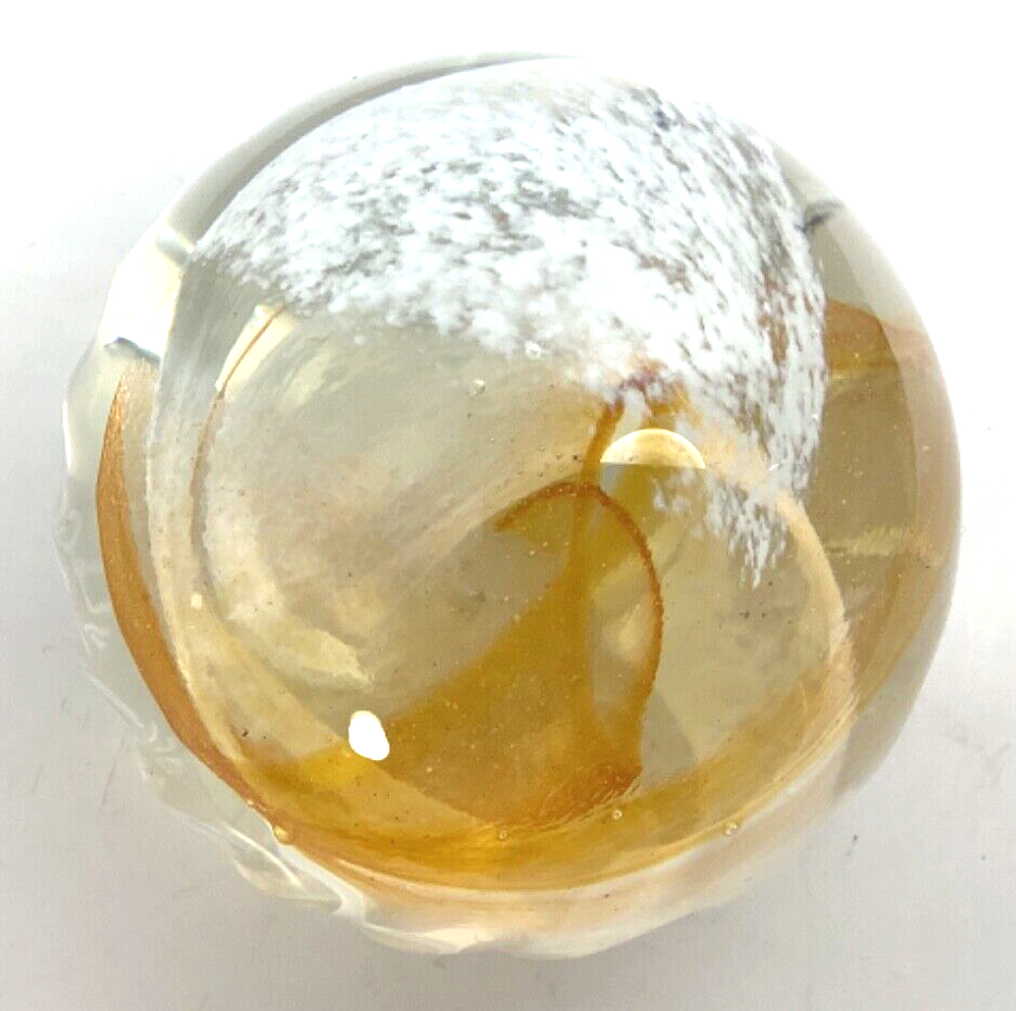 Art Glass Paperweight Caithness MISTY Scotland eBay