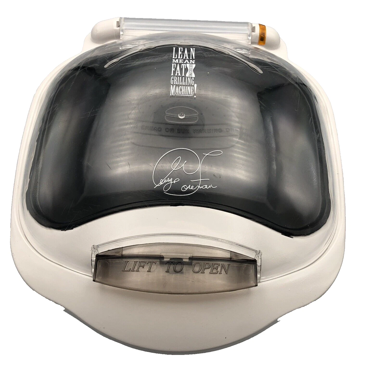 George Foreman Grill GR10ABW Champ Grilling Machine With Bun Warmer