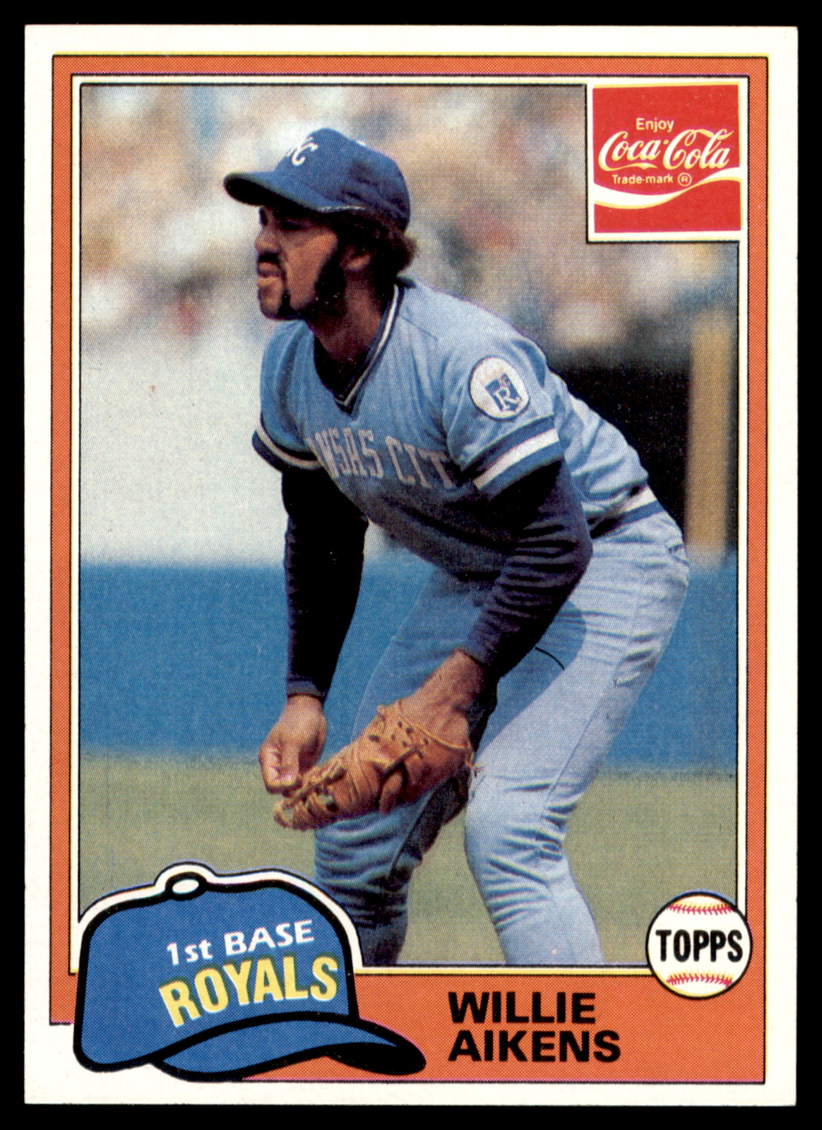 1981 Topps Coca-Cola Kansas City Royals BB - You Pick - Complete Your Set (F38)