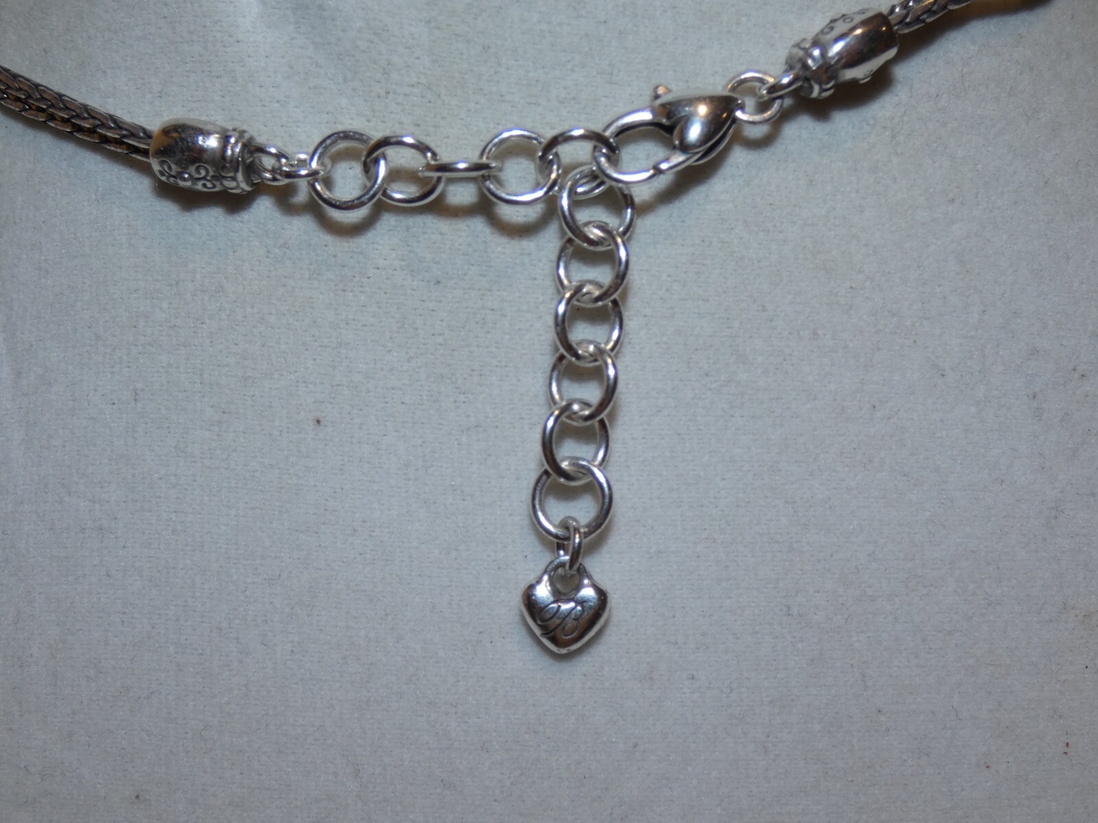 Brighton Rectangular Pendant Necklace, Silver Ton… - image 4