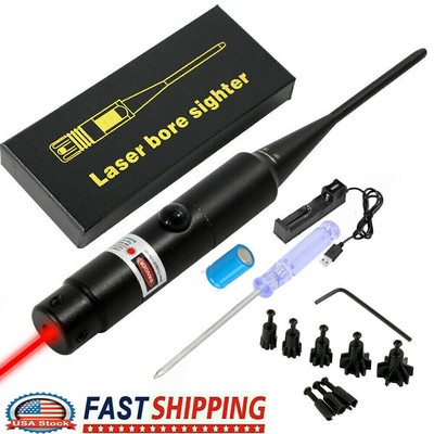 Handgun Laser Bore Sight Collimator For .177 to .50 Caliber Bore Sighter Rifles