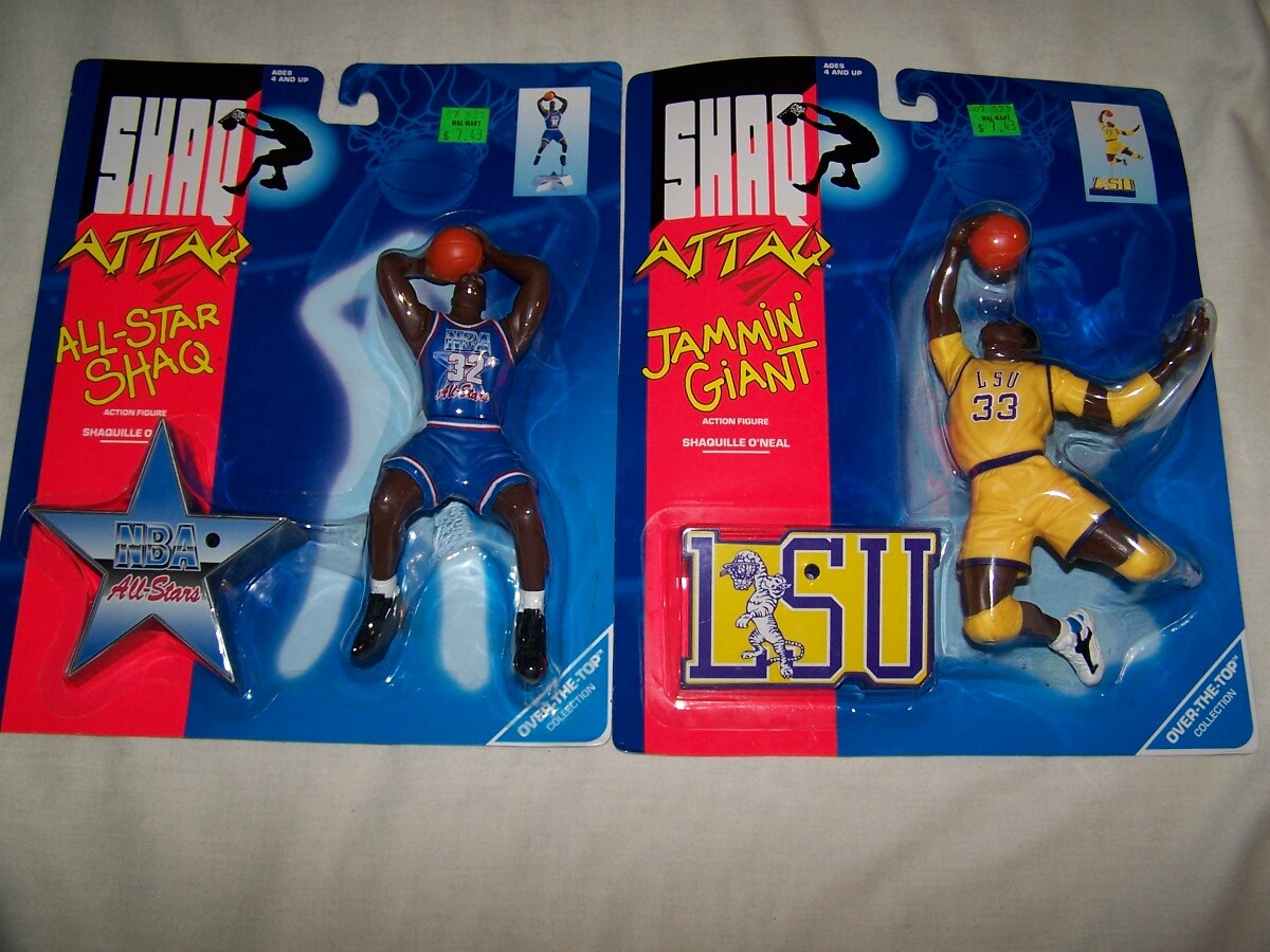 Shaq Kenner Shaquille O'neal Jammin' Giant LSU 1993 R3 for sale