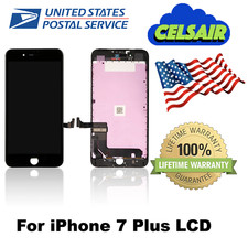 For iPhone 7 Plus LCD Touch Display Screen Digitizer Replacement Assembly Black