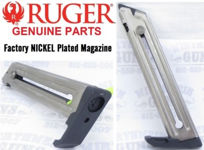 RUGER Mark IV Nickel 90599 22/45 Magazine MK4 10 round MK 2 3 4 II lll MKlll