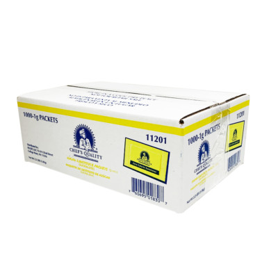Bulk No Calorie Sweetener - 1000 Yellow Packets Generic Splenda  Chefs Quality