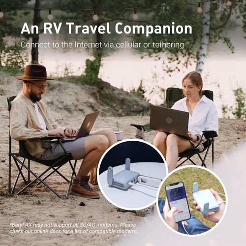 Compact Beryl AX Travel Router with OpenVPN & WireGuard - Perfect for Travelers - Picture 6 of 12