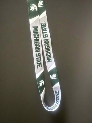 Msu Laynard MICHIGAN STATE UNIVERSITY SPARTANS MSU LANYARD DETACHABLE GO GREEN GO ...