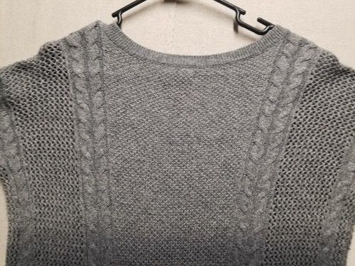 Suéter para mujer American Eagle tejido gris XS abierto ombre - Imagen 10 de 21