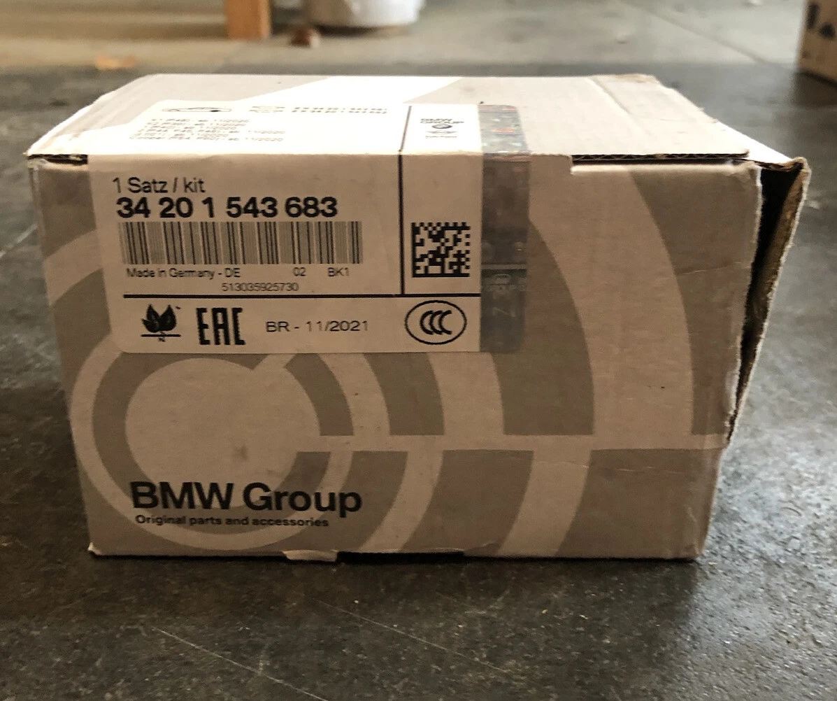 Genuine BMW Disc Brake Pad Set 34201543683 New OEM | eBay
