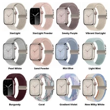 Braided parachute Buckle  Elastic Band for Apple Watch Adjustable Strap  iWatch