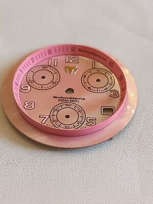 Esfera Reloj Technodiamod. Madreperla Rosa. ETA G 10-712