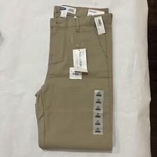 Old Navy Boys Size 14 Shore Enough Straight Built-In Flex Uniform Pants NWT