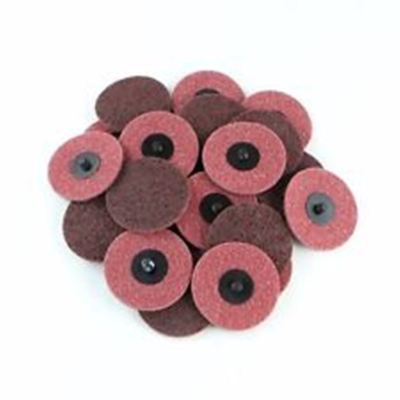 #ad 25p 3quot; MEDIUM ROLL LOCK SANDING DISC roloc scotch pads Made in USA Heavy Duty $25.00