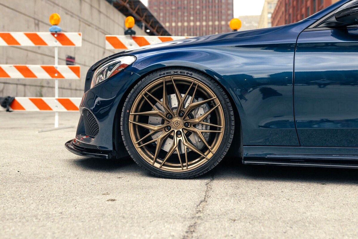 19” ROHANA RFX17 GLOSS BRONZE WHEELS FOR MERCEDES W204 C63 SEDAN