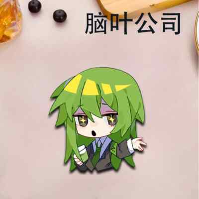3Pcs/set Lobotomy Corporation Sephirah Netzach Badge Brooch Pins