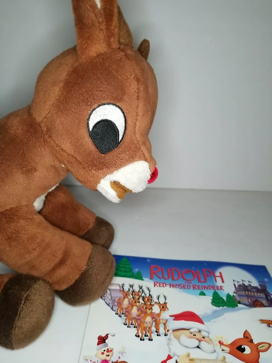 Rudolph the red nosed reindeer plush set deals