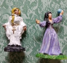 Vintage Dungeons Dragons Rare Miniatures D D Lot Painted Females Reaper
