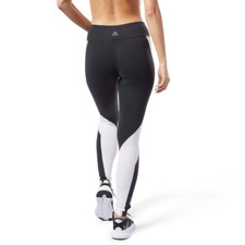 Leggings Reebok Mujer Lux 2.0 Pantalones de Yoga MEDIANOS Negros Entrenamiento Activo Precio de venta sugerido por el fabricante $65