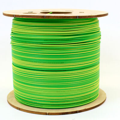 6 mm Einzelader Leerrohrkabel 6491X Erde gelb / grün Zusatzverklebung
