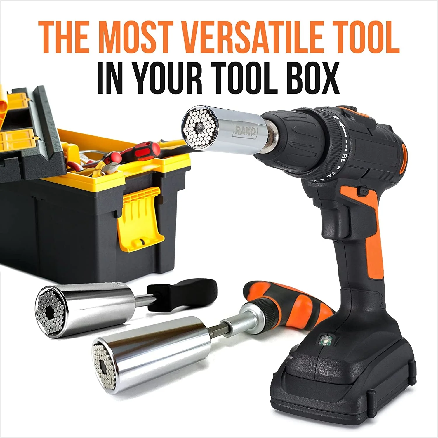 RAK Universal Socket Tool Super Socket Unscrew Any Bolt Birthday