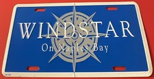 Wind Star on Naples Bay Booster License Plate Country Club Golf Condos