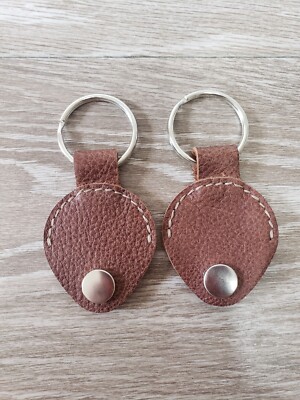 Lot of Handmade Reclaimed Brown Leather Aldi Quater Holder