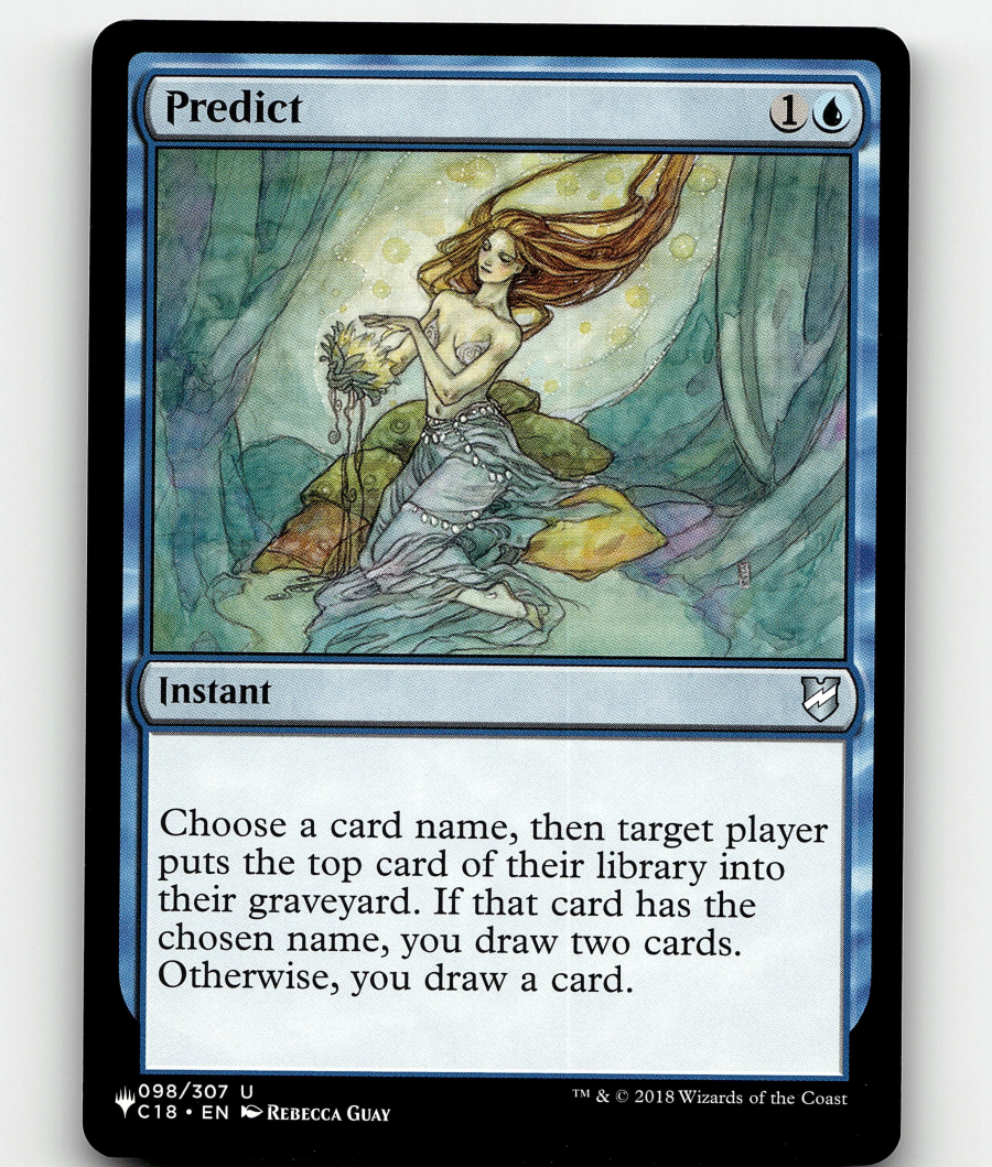 MTG Predict Mystery Booster - Commander 2018 098/307 Regular