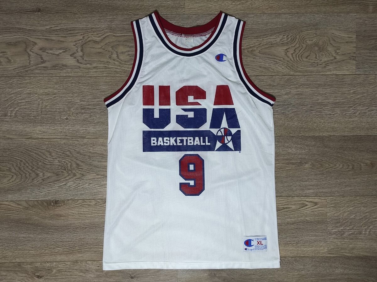 9 JORDAN USA NATIONAL TEAM 1992 SHIRT CHAMPION JERSEY
